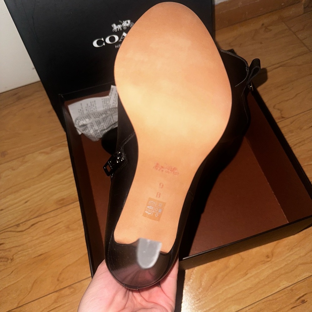 coach black booties - Picture 3 of 3